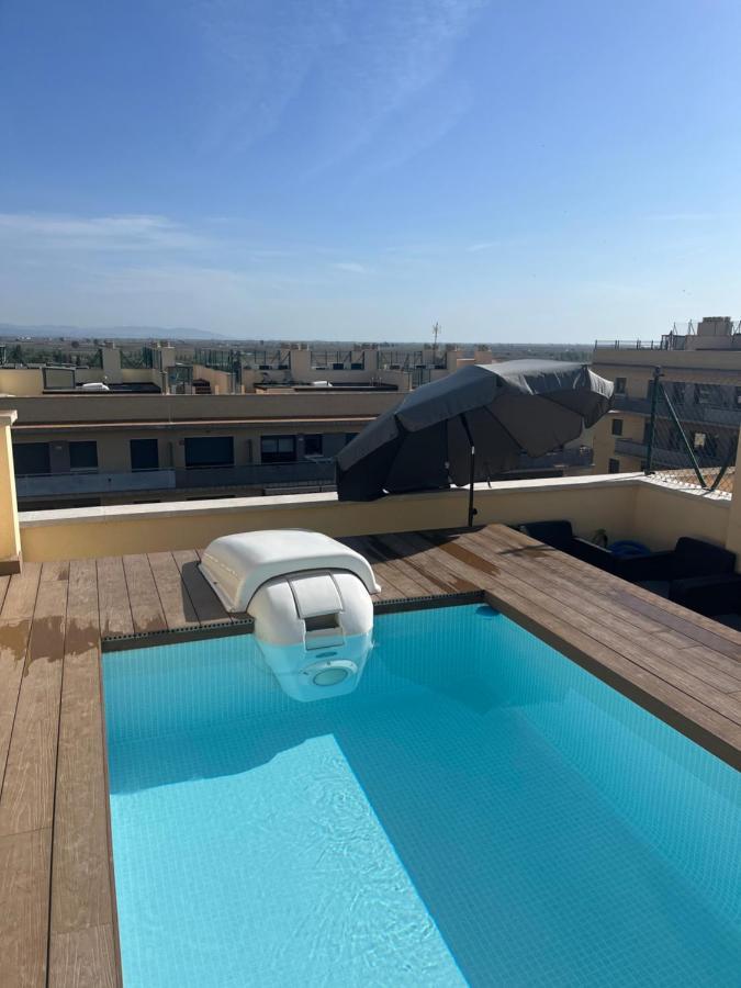 Atico Con Piscina Privada Y Zona Chill Out Apartment ซันต์การ์เลสเดลาราปีตา ภายนอก รูปภาพ